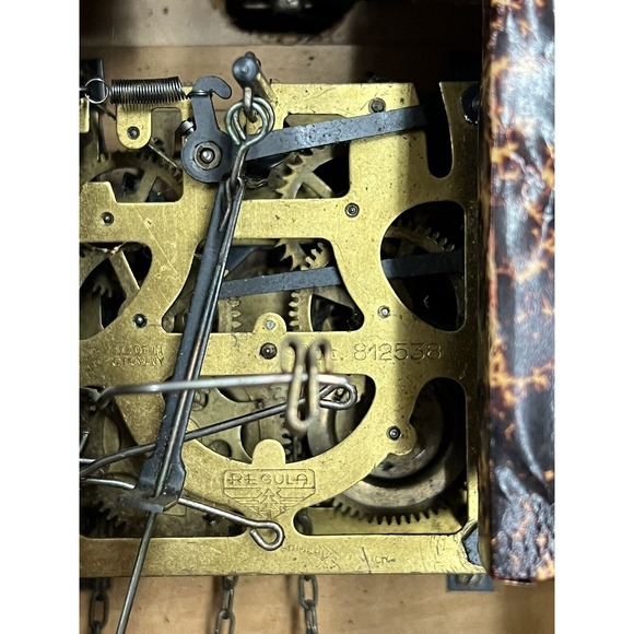 Regula German Black Forest Vintage Cuckoo Clock - Picture 5 of 7